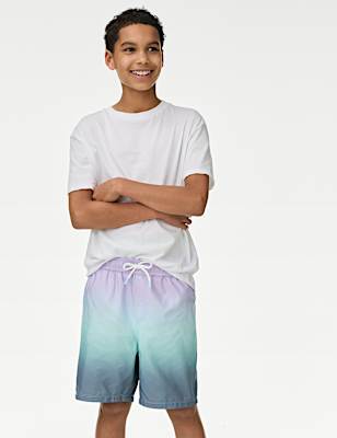 Ombre Swim Shorts (6-16 Yrs)