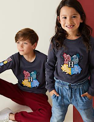 Pure Cotton Harry Potter&trade; Top (2-16 Yrs)