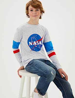 NASA™ Cotton Rich Top (6-16 Yrs)