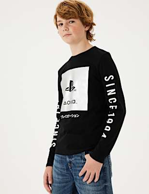Pure Cotton PlayStation&trade; Top (6-16 Yrs)