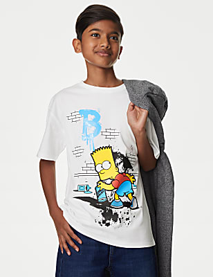 Pure Cotton The Simpsons™ T-Shirt (6-16 Yrs)