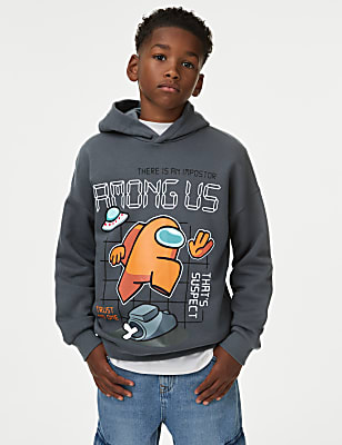 Among Us™ Cotton Rich Hoodie (6-16 Yrs)