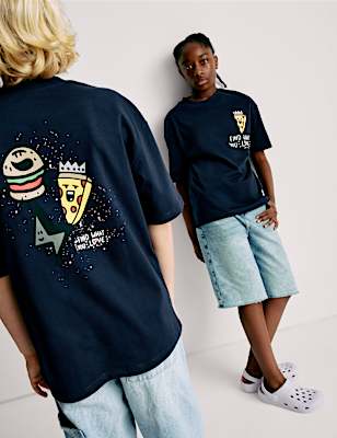 The Doodle Boy Pure Cotton Graphic T-Shirt (4-16 Yrs)