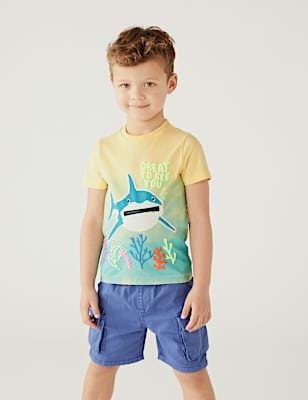 Pure Cotton Shark T-Shirt
