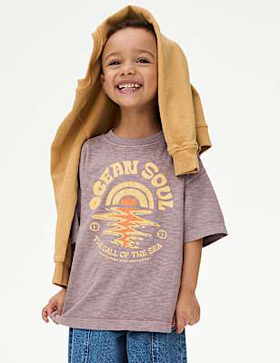 Pure Cotton Graphic T-Shirt (2-16 Yrs)
