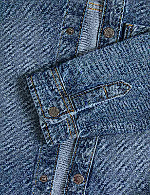 Pure Cotton Twill Denim Shirt (2-8 Yrs)