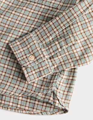 Pure Cotton Checked Shirt (2-8 Yrs)