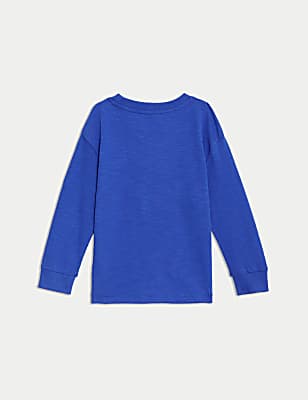 Pure Cotton Dinosaur Graphic Top (2-8 Yrs)