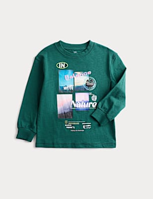 Pure Cotton Graphic Sweatshirt (2-8 Yrs)