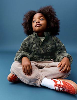 Borg Animal Print Jacket (2-8 Yrs)
