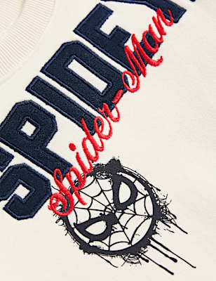 Cotton Rich Spider-Man&trade; Sweatshirt (2-8 Yrs)