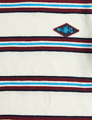 Pure Cotton Textured Striped Long Sleeve Top (2-8 Yrs)