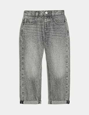 Relaxed Pure Cotton Elasticated Waist Jeans (2-8 Yrs)