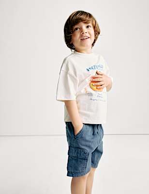 Cotton Rich Cargo Shorts (2-8 Yrs)