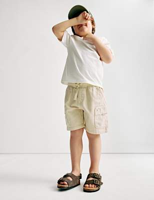 Cotton Rich Cargo Shorts (2-8 Yrs)