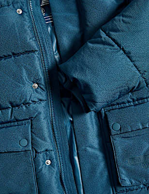 Longline Padded Hooded Coat (2-8 Yrs)