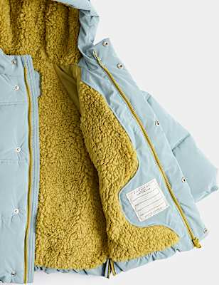 Borg Lined Padded Coat (2-8 Yrs)