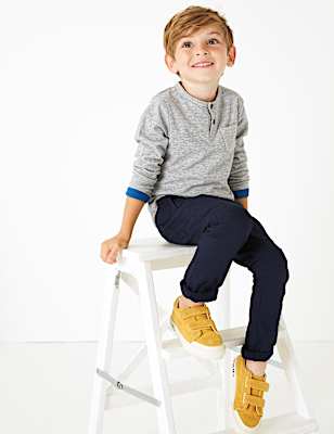 Pure Cotton Ripstop Trousers (3 Months - 7 Years)