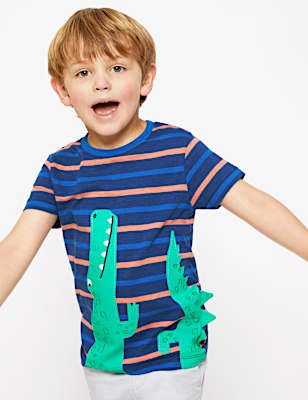Pure Cotton Crocodile T-Shirt (2-7 Years)