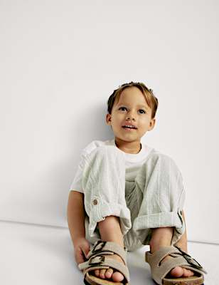 Linen Rich Trousers (2-8 Yrs)