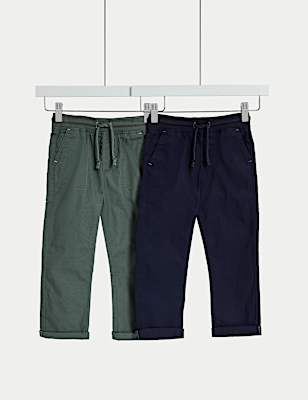 2pk Pure Cotton Trousers