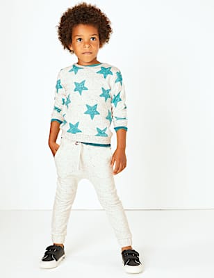 Cotton Animal Print Joggers (3 Months - 7 Years)