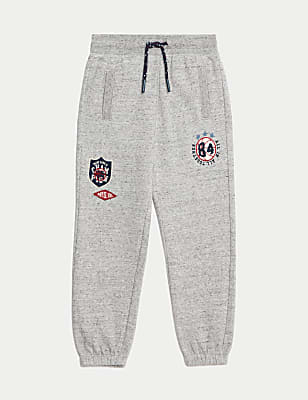 Cotton Rich Badge Joggers (2-8 Yrs)