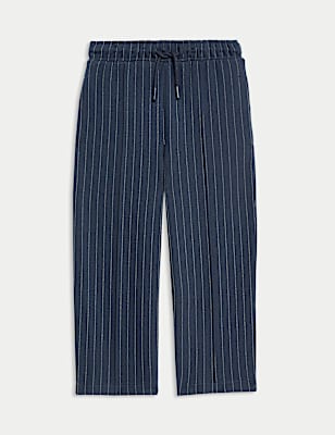 Cotton Rich Pinstripe Joggers (2-8 Yrs)