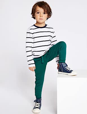 Cotton Rich Draw Cord Joggers (3 Mths - 7 Yrs)