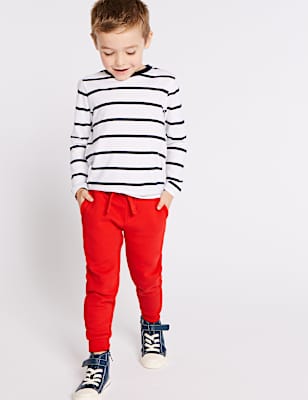 Cotton Rich Draw Cord Joggers (3 Mths - 7 Yrs)