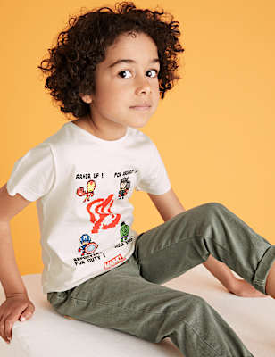 Pure Cotton Marvel Avengers&trade; T-Shirt (2-7 Yrs)