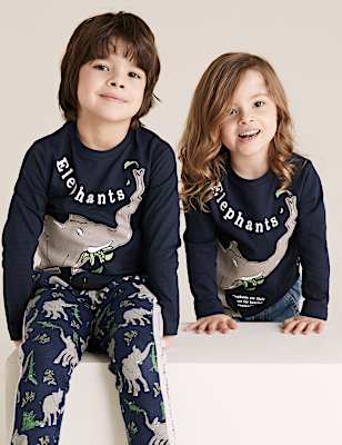 Pure Cotton Roald Dahl™ & NHM™ Elephant Top