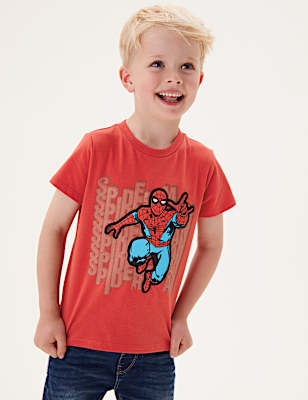 Pure Cotton Spider-Man&trade; T-Shirt (2-7 Yrs)