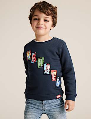 Cotton Rich Marvel Heroes™ Sweatshirt