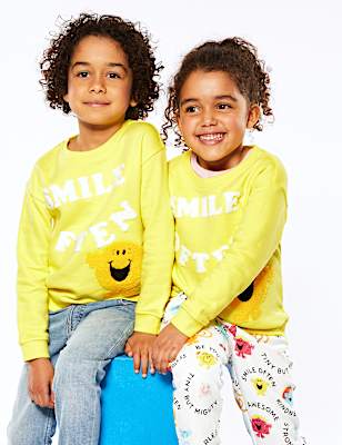 Cotton Mr Happy&trade; Smile Often Sweatshirt (2-7 Yrs)
