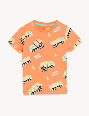 Pure Cotton Truck T-Shirt