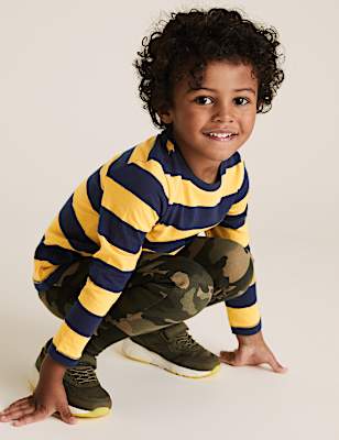 Pure Cotton Stripe Top (2-7 Yrs)