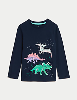 Pure Cotton Dinosaur Top (2-8 Yrs)