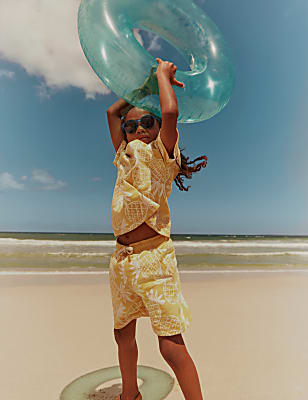 2pc Pure Cotton Pineapple Outfit (2-8 Yrs)