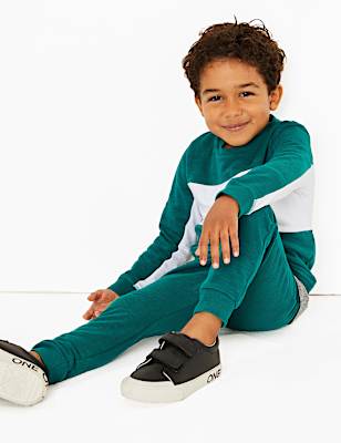 Cotton Colour Block Outfit (3 Months - 7 Years)