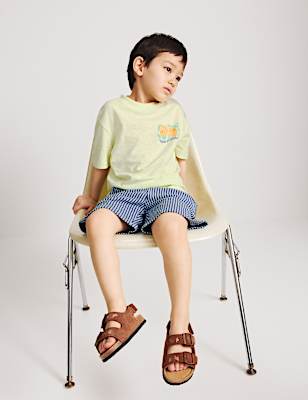 2pc Pure Cotton T-Shirt And Shorts Outfit (2-8 Yrs)