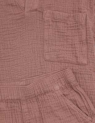 2 Piece Pure Cotton Double Cloth Outfit (2-8 Yrs)