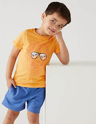 Pure Cotton Lion T-Shirt