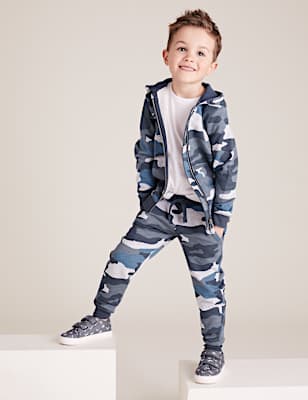 Cotton Rich Camouflage Joggers (2-7 Yrs)