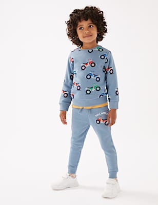 Cotton Rich Quad Bike Joggers (2-7 Yrs)