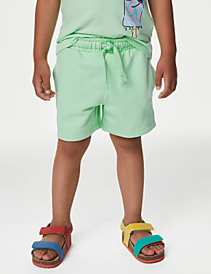 Cotton Mix Plain Regular Fit Shorts