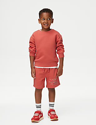 Cotton Rich Racing Car Shorts (2-8 Yrs)