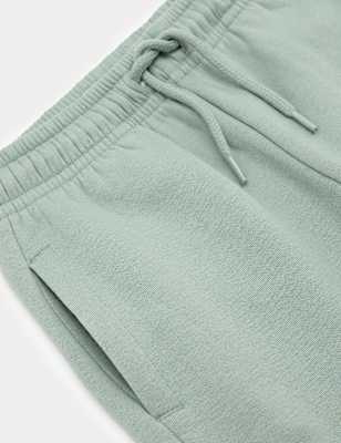 Cotton Rich Plain Joggers (2-8 Yrs)
