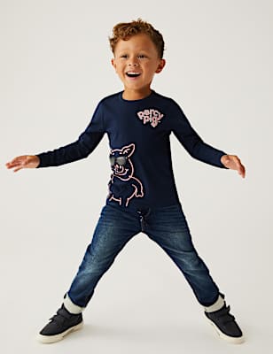 Pure Cotton Percy Pig&trade; Top (2-7 Yrs)
