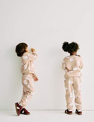 Cotton Rich Graphic Joggers (2-8 Yrs)